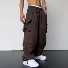 Curtis - Lockere, schnell trocknende Cargo-Hose – Braun