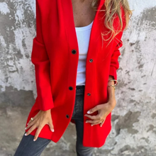 Coline - Legerer Blazer mit Kapuze – Roge
