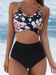 Ashley - Modernes 2-Teiliges Sommer-Bikini-Set – Blumen