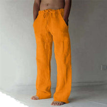 Nils | Modische dünne Freizeithose – Orange