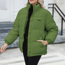 Kallena – Winddichte, Gesteppte, Warme Jacke – Grün