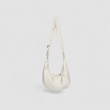 Damen Puffer Schultertasche – Leicht, Wasserabweisend & Geräumig – Beige