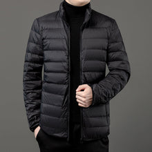 Leichte Herren-Steppjacke mit Reißverschluss - Patrick – Schwarz