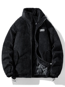 Freddy™ - Klassische Cordjacke für zeitlose Eleganz – Schwarz