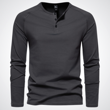 Royal | Exklusive HENLEY Shirt – Dunkelgrau