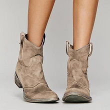 Damen Stiefel mit spitzer Spitze – Braun
