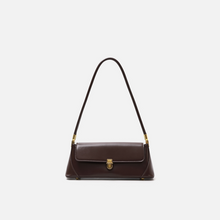 Rhonda - Trendige Schultertasche mit vielseitigem Design – Kaffee