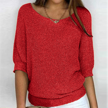 Louisa | Eleganter Pullover – Rot