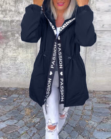 Liriane | Elegante Reißverschlussjacke – Blau