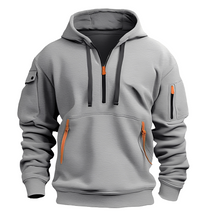 Paxton - Bequeme Kapuzenjacke – Hellgrau