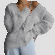 Lavena - Bequemer Pullover – Hellgrau