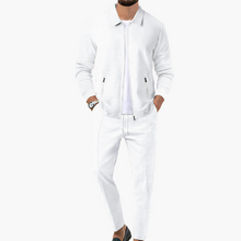 Luis | Stylischer Tech-Suit – Weiß