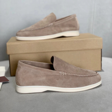 Gerhard | Herren Wildleder Loafer Schick Komfort Elegant – Beige