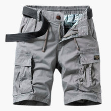 Kordelzug Cargo Shorts für Herren – Grau