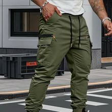 Mika | Cargo Stretch Jogger Hose – Grün