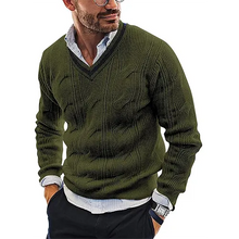 Eleganter Pullover für Herren – Grün