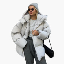 Lisa | Pufferjacke für Damen – Hellgrau