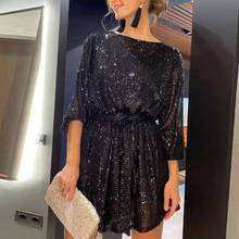 Tuesday® | Paillettenkleid für Damen – Schwarz