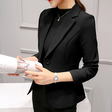 Elke | Eleganter Damenblazer für den Alltag – Schwarz A