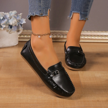 Jassel – Damen-Loafer aus PU-Leder – Schwarz
