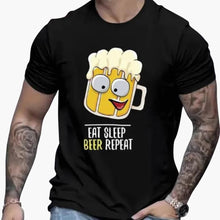 Biermotiv T-Shirt für Herren - Oktoberfest 2025 – Schwarz