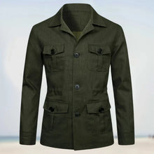 Leopold - Elegante Jacke für Männer – Armeegrün
