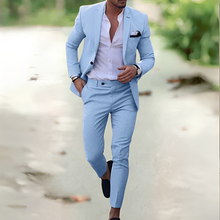 Riven - Schickes Zweiteiliges Hosen-Ensemble – Blau