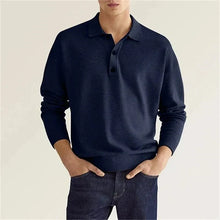 Paul™ – Winterpullover für Herren mit luxuriösen Details – Marineblau