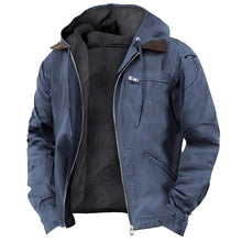 Adrian - Warme und strapazierfähige Jacke – Blau