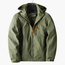 Wasserabweisende Outdoorjacke für Herren – Grün