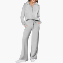 Sarah | 2-teiliges bequemes Lounge-Set – Grau