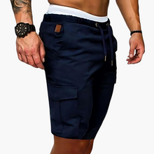 Cargoshorts mit Taschen für Herren - Freizeit Sommerstyle – Blau