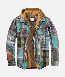 Eleanor™ | Stylische Patchwork-Karo-Jacke – Minze