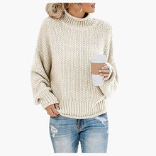 Carina | Klassischer Strickpullover – Weiß