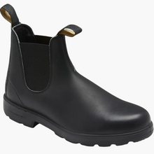 Herren Chelsea Stiefel mit Schaft und Einsätzen zum Hineinschlüpfen – Schwarz