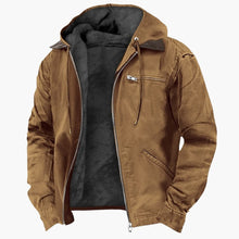 Wetterfeste Outdoorjacke für Herren – Braun