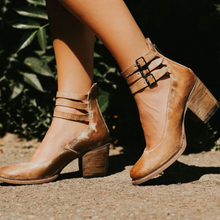 Siobhan® | Vintage-Stiefel für Damen – Braun