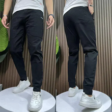 Dehnbare Cargohose für Männer – Schwarz