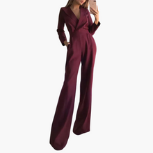 Alina | Eleganter Jumpsuit – Burgund