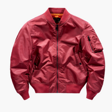 Anton | Klassische Bomberjacke – Wein