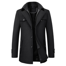 SAMUEL™ ELEGANTER MANTEL – Corvino Schwarz