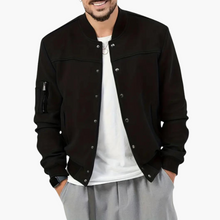 Nils | Stylische Bomberjacke für Herren – Schwarz