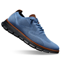Damen bequeme Laufschuhe mit orthopädischer Sohle – Blauschwarz
