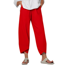 Regina - Bedruckte lose Leinenhose für Frauen – Farbe 4