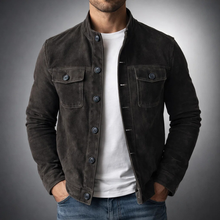 Milo | Hemdjacke mit weichem Griff – Schwarz
