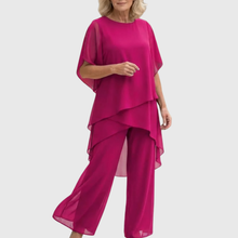 ELARA | Fließendes Palazzo Set für eleganten Komfort und Stil – Rosa
