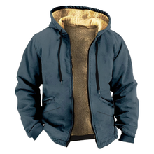 Mervin - Farbige und kuschelige Hoodies für Herren – Blau