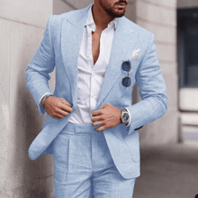 Eleganter Anzug für Herren – Hellblau