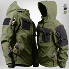 Winterjacke Herren Winddicht | Taktische Outdoorjacke – Grün