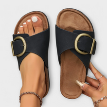 Avelina | Orthopädische Sandale mit Komfort-Sohle – Schwarz